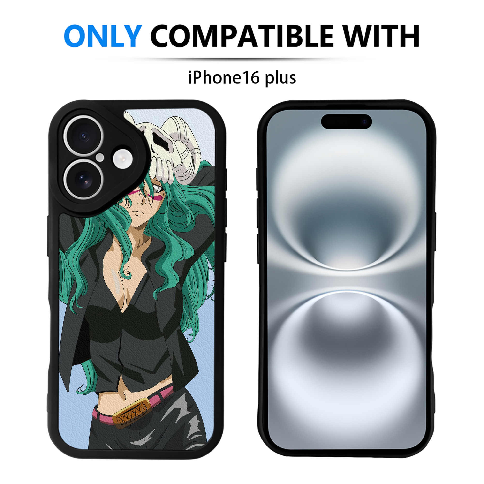 （画像用） ブリーチ BLEACH 【iPhone 16シリーズ対応】シリコンスマホケース（レザー調） 材質：シリコン